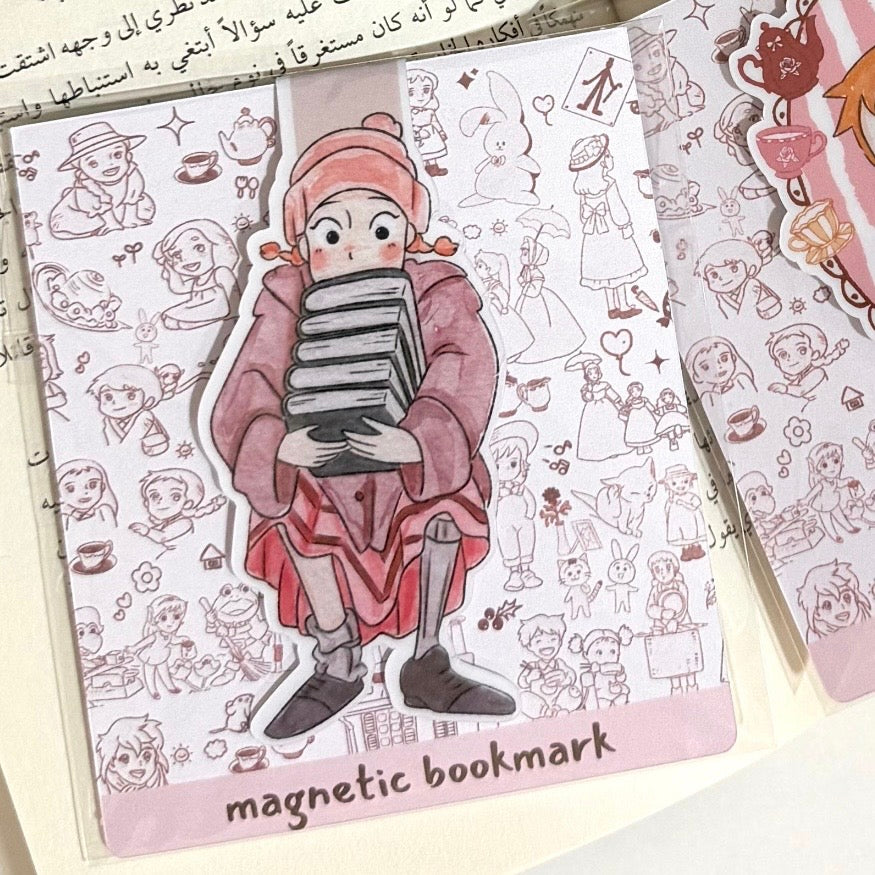 فاصل كتب مغناطيسية 📚 ✨