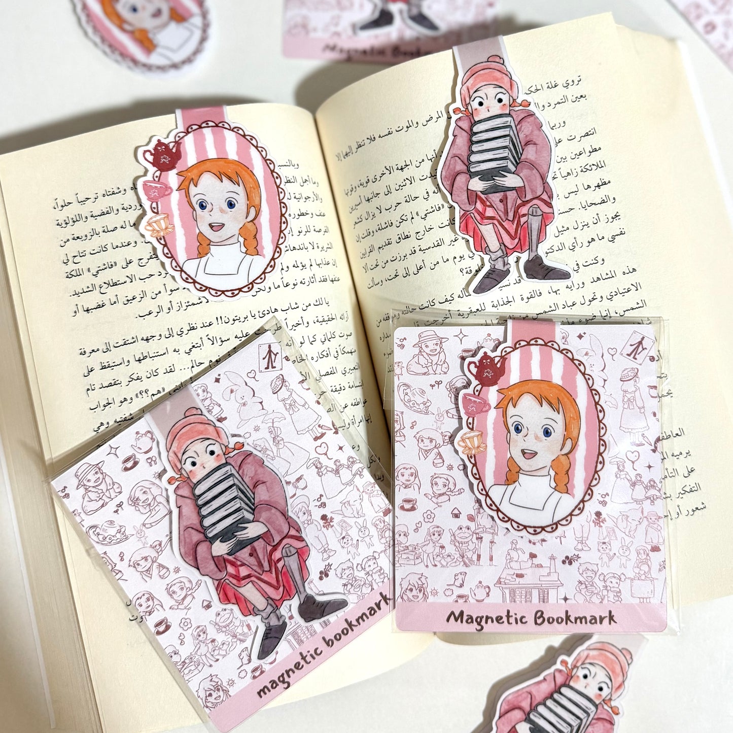 فاصل كتب مغناطيسية 📚 ✨